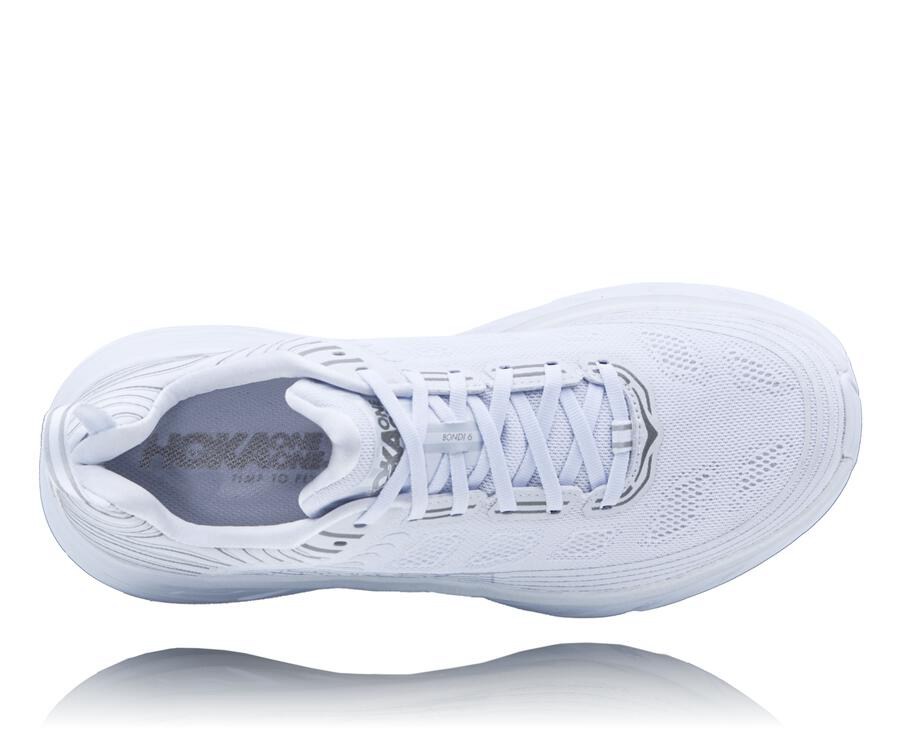 Tenis Hoka One One Hombre Blancos - Bondi 6 - AVPX48679